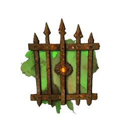 Gate Iron (Atmospheric) - 256x256 pixel art sprite