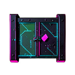 Gate Iron (Cyberpunk) - 256x256 pixel art sprite