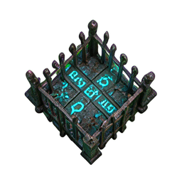 Gate Iron (HD-2D) - 256x256 pixel art sprite