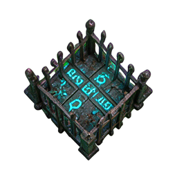 Porte en Fer (HD-2D) — sprite pixel art 256×256