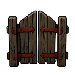 Gate Wood (16-Bit) - 256x256 pixel art sprite