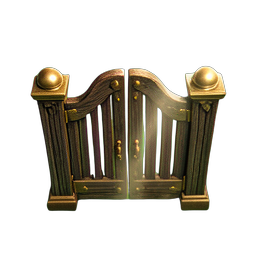 Gate Wood (HD-2D) - 256x256 pixel art sprite