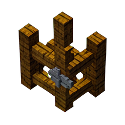 Gate Wood (Voxel) - 256x256 pixel art sprite