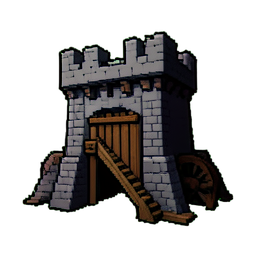 Torpfahrttor — 256×256 Pixel-Art-Sprite