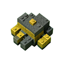 Gauntlets (Voxel) - 256x256 pixel art sprite