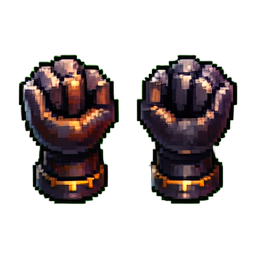Gauntlets - 256x256 pixel art sprite