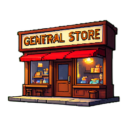 General Store - 256x256 pixel art sprite