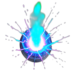 Quelle (VFX) — 256×256 Pixel-Art-Sprite
