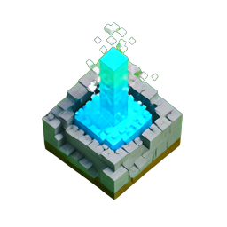 Geyser (Voxel) — 256×256 Pixel-Art-Sprite