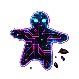 Ghost (Cyberpunk) - 256x256 pixel art sprite