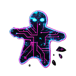 Geist (Cyberpunk) — 256×256 Pixel-Art-Sprite