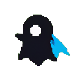 Pirate Fantôme (Basse Résolution) — sprite pixel art 256×256
