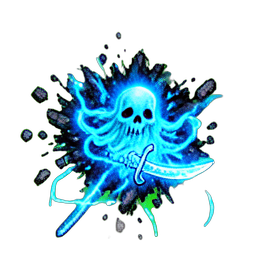 Ghost Pirate (VFX) - 256x256 pixel art sprite