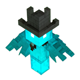 Ghost Pirate (Voxel) - 256x256 pixel art sprite