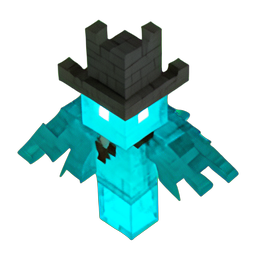 Geist Pirat (Voxel) — 256×256 Pixel-Art-Sprite