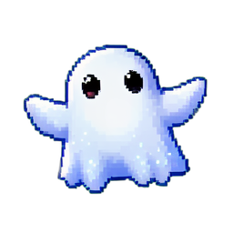 Geistblatt süß — 256×256 Pixel-Art-Sprite