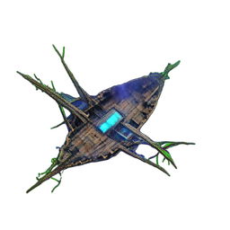 Ghost Ship (Atmospheric) - 256x256 pixel art sprite