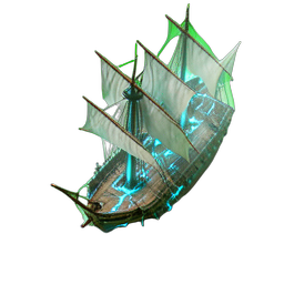 Ghost Ship (HD-2D) - 256x256 pixel art sprite