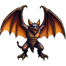 Murin gigante — sprite pixel art 256×256