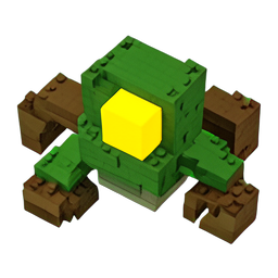 Giant Cyclops (Voxel) - 256x256 pixel art sprite