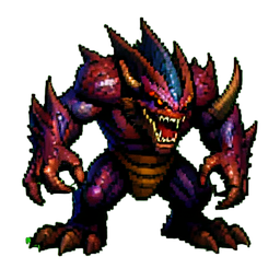 Águila gigante — sprite pixel art 256×256