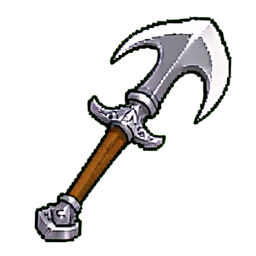 Scythe géante — sprite pixel art 256×256