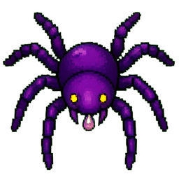 Giant Spider (16-Bit) - 256x256 pixel art sprite