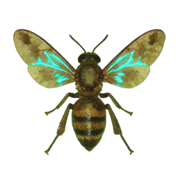 Giant Wasp (Atmospheric) - 256x256 pixel art sprite