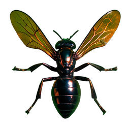 Guêpe Géante (Cinématique) — sprite pixel art 256×256