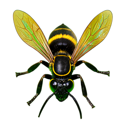 Giant Wasp (HD-2D) - 256x256 pixel art sprite