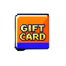 Carte-cadeau — sprite pixel art 256×256