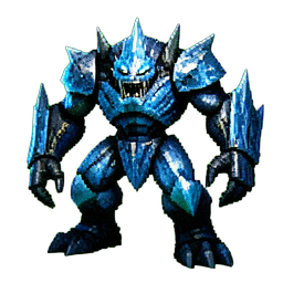 Titan Glaciaire — sprite pixel art 256×256