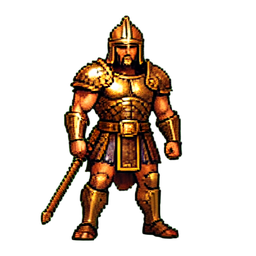 Gladiator - 256x256 pixel art sprite