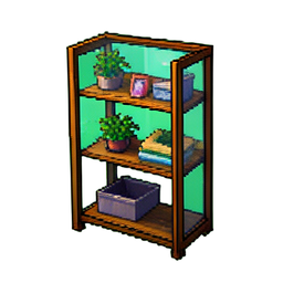 Glasgarderobe — 256×256 Pixel-Art-Sprite
