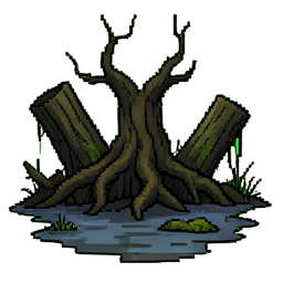 Gnarled Root Coil — رسم بكسل 256×256