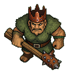 Jefe de goblins (16-bit) — sprite pixel art 256×256