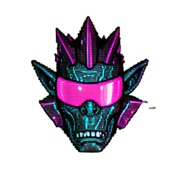 Goblin Chief (Cyberpunk) - 256x256 pixel art sprite