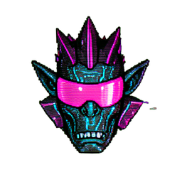 Goblinhaupt (Cyberpunk) — 256×256 Pixel-Art-Sprite