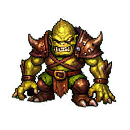 Goblinhaupt — 256×256 Pixel-Art-Sprite