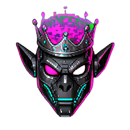 Goblin King (Cyberpunk) - 256x256 pixel art sprite