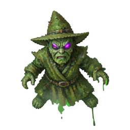 Goblin Shaman (Atmospheric) - 256x256 pixel art sprite
