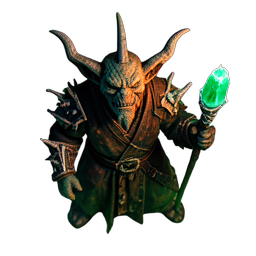 Goblin Shaman (Cinematic) - 256x256 pixel art sprite