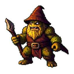 Goblin Shaman - 256x256 pixel art sprite