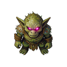 Goblin Warrior (Atmospheric) - 256x256 pixel art sprite