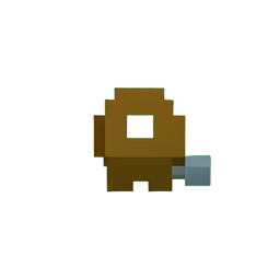 Guerrier Goblin (Basse Résolution) — sprite pixel art 256×256