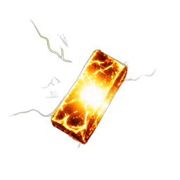 Gold Bar (VFX) - 256x256 pixel art sprite