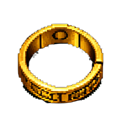 Gold Bracelet — 256×256 pixel art sprite
