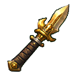 Gold-Club — 256×256 Pixel-Art-Sprite
