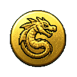 黄金币 (16位) — 256×256 像素游戏素材