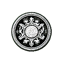 Pièce d'or (1-Bit) — sprite pixel art 256×256